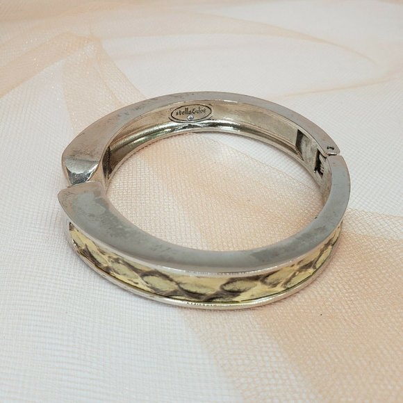 Stella & Dot Emerson Clamper Bangle Bracelet Snake - Picture 5 of 14